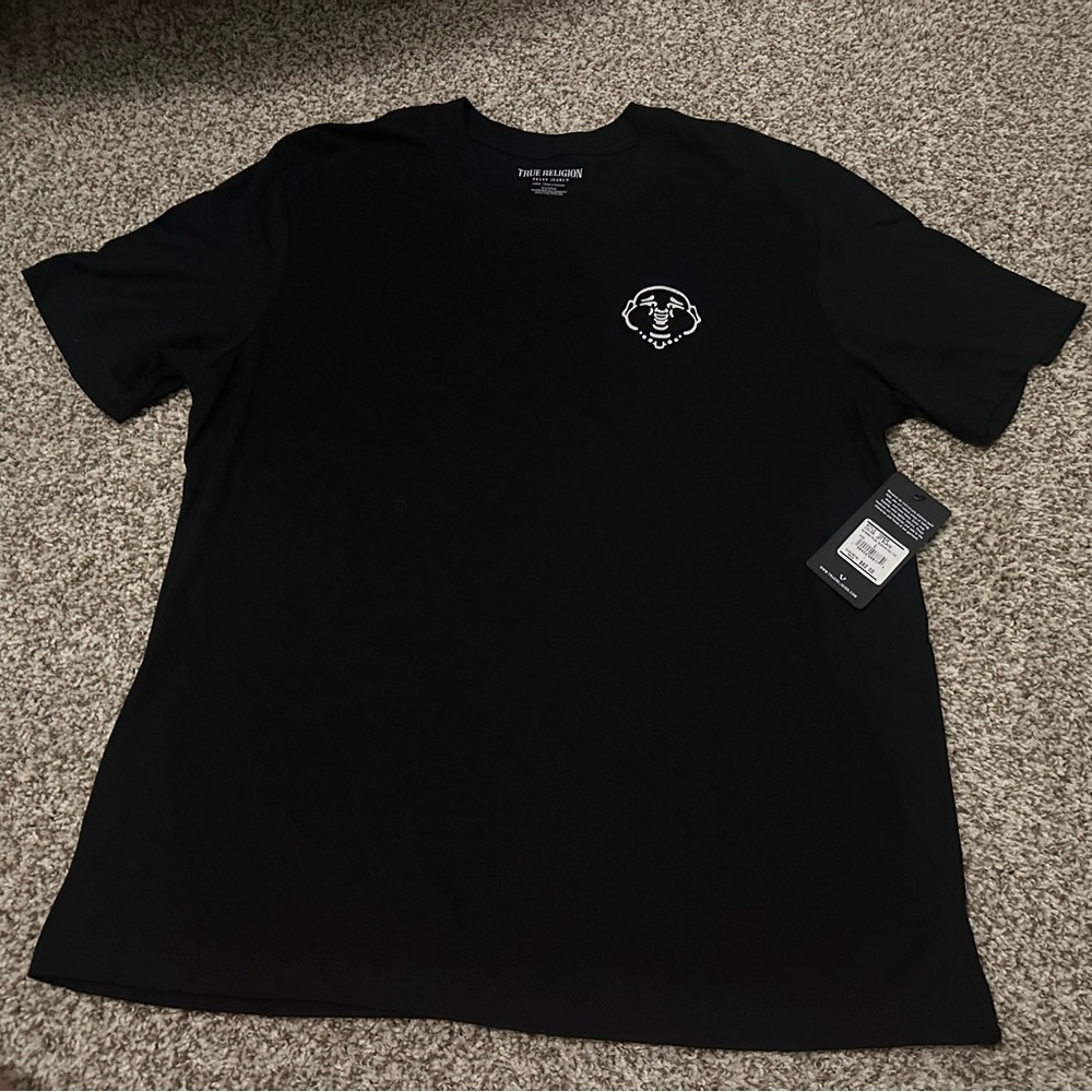 Men's True Religion Large Black T-Shirt